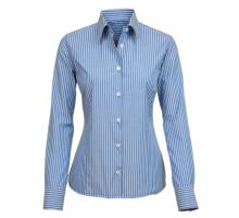 Blouse - Giovanni Capraro 27004 - streep bestellen voor bedrijven bij Ten Kate Textiel