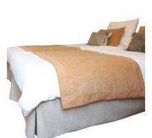 Bedloper - Bodrum-Frame - suèdelook - zware kwaliteit bestellen voor bedrijven bij Ten Kate Textiel