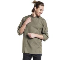 Koksjas - Hilton Poco Dark Olive - Chaud Devant bestellen voor bedrijven bij Ten Kate Textiel